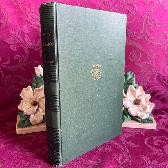 1944 The World of Washington Irving by Van Wyck Brooks. Vintage Book - Picture 1 of 12